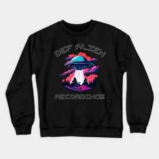 DEF ALIEN INVASION RETRO Logo 2 Crewneck Sweatshirt